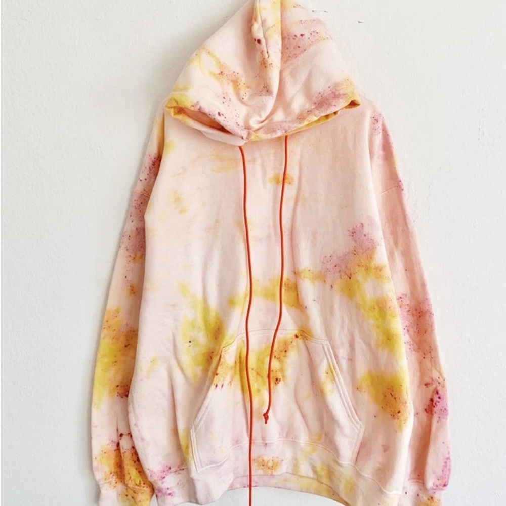 COOLEST and SOFTEST Danzy sweatshirt hoodie in tie dye SMALL